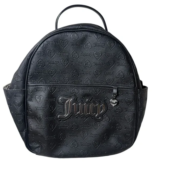 Juicy Couture Small Silver Gothic Logo Backpack Juicy Couture | Bags | Juicy Couture Gothic Status Backpack  main image 2